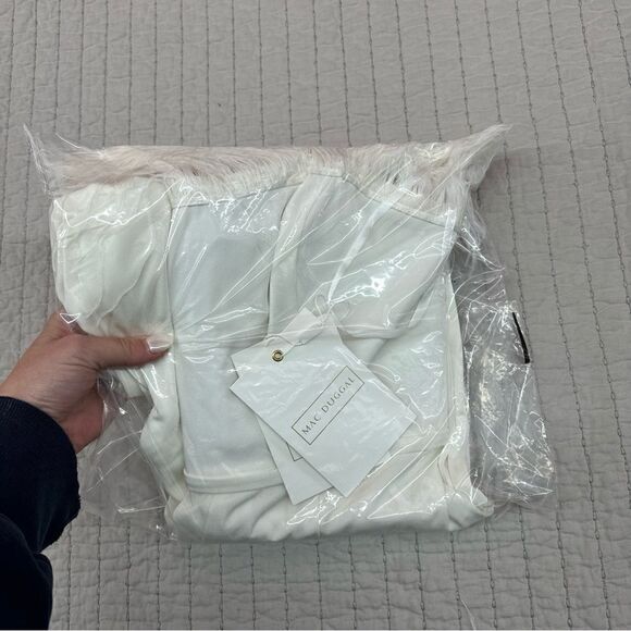 Mac Duggal Strapless Jumpsuit With Feather Trim Size 6 NWT Retail $398 - Picture 16 of 16